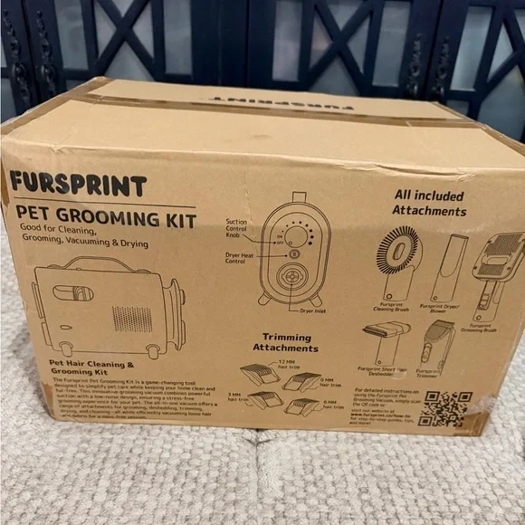 Furspet Dog Grooming Vacuum Kit